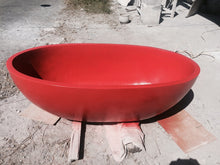Load image into Gallery viewer, Handcrafted Terrazzo Stone Freestanding Bathtub - Spa Quality (Oval)