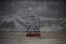 Load image into Gallery viewer, Decorative Cement Relief with Two Buddha Faces on a Base