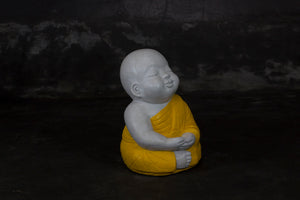 Peaceful Sitting Shaolin Buddha Monk