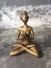 Load image into Gallery viewer, Hand-Painted Young Female in Yoga Pose - Multiple Colors Available