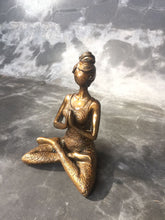 Load image into Gallery viewer, Hand-Painted Young Female in Yoga Pose - Multiple Colors Available