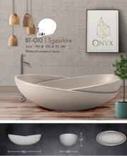 Load image into Gallery viewer, Handcrafted Terrazzo Stone and Cement Freestanding Bathtub - Spa Quality