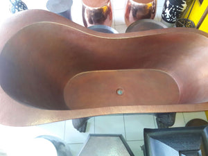 Handcrafted Copper Freestanding Bathtub - Spa Quality