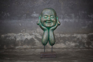 Happy Buddha on a Stand