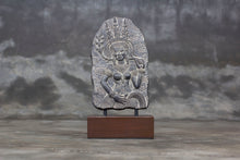 Load image into Gallery viewer, Table Relief of Hindu Goddess Dewi Sri on a Cement Stand