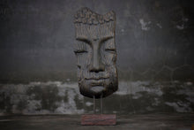 Load image into Gallery viewer, Mask Buddha Sculpture on a Stand