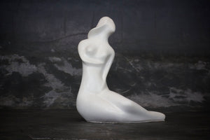 Decorative Abstract Woman Statue - Casted Resin