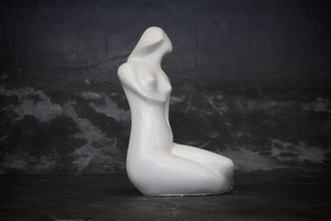 Decorative Abstract Woman Statue - Casted Resin