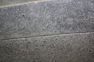 Handcrafted Dark Grey Terrazzo Stone Freestanding Bathtub - Spa Quality