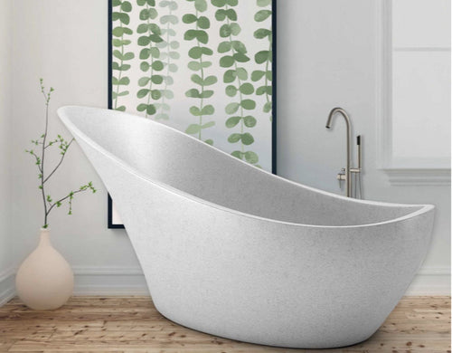 Handcrafted Terrazzo Stone Freestanding Bathtub - Spa Quality