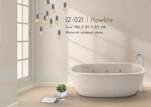 Load image into Gallery viewer, Handcrafted Terrazzo Stone Freestanding Bathtub - Spa Quality