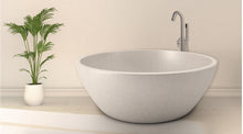 Load image into Gallery viewer, Handcrafted Terrazzo Stone Freestanding Bathtub - Spa Quality (Round)