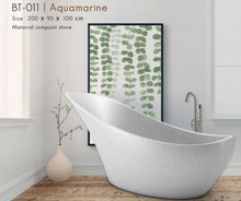Load image into Gallery viewer, Handcrafted Terrazzo Stone Freestanding Bathtub - Spa Quality