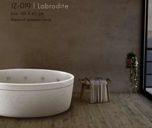 Load image into Gallery viewer, Handcrafted Terrazzo Stone Freestanding Bathtub - Spa Quality