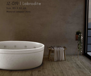Handcrafted Terrazzo Stone Freestanding Bathtub - Spa Quality