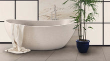 Load image into Gallery viewer, Handcrafted Terrazzo Stone and Cement Freestanding Bathtub - Spa Quality