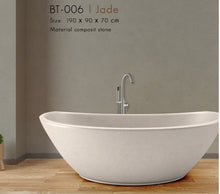 Load image into Gallery viewer, Handcrafted Terrazzo Stone and Resin Freestanding Bathtub - Spa Quality