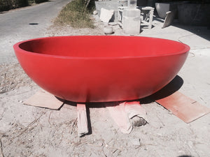 Handcrafted Terrazzo Stone Freestanding Bathtub - Spa Quality (Oval)