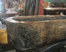 Load image into Gallery viewer, Handcrafted Wooden Freestanding Bathtub - Spa Quality