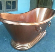 Load image into Gallery viewer, Handcrafted Copper Freestanding Bathtub - Spa Quality