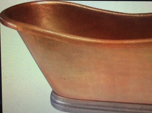 Handcrafted Copper Freestanding Bathtub - Spa Quality