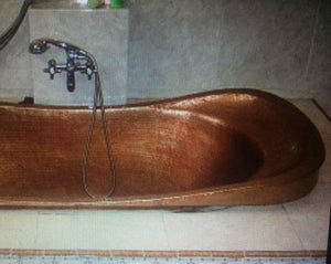 Handcrafted Copper Bathtub - Spa Quality