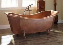 Load image into Gallery viewer, Handcrafted Copper Freestanding Bathtub - Spa Quality