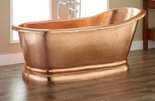 Load image into Gallery viewer, Handcrafted Copper Freestanding Bathtub - Spa Quality