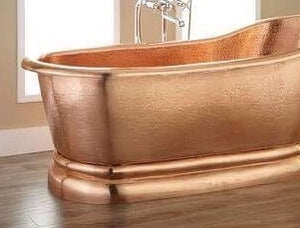 Handcrafted Copper Freestanding Bathtub - Spa Quality