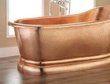 Load image into Gallery viewer, Handcrafted Copper Freestanding Bathtub - Spa Quality