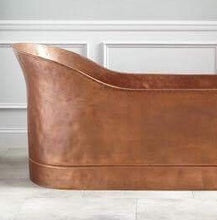 Load image into Gallery viewer, Handcrafted Copper Freestanding Bathtub - Spa Quality