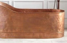 Load image into Gallery viewer, Handcrafted Copper Freestanding Bathtub - Spa Quality