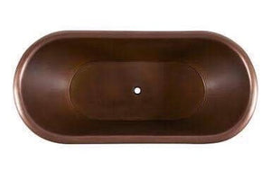 Handcrafted Copper Freestanding Bathtub - Spa Quality