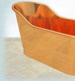 Handcrafted Copper Freestanding Bathtub - Spa Quality