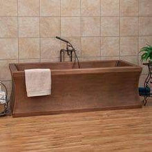 Load image into Gallery viewer, Handcrafted Double-Walled Freestanding Copper Bathtub - Spa Quality