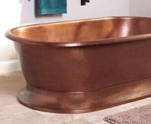 Load image into Gallery viewer, Handcrafted Copper Freestanding Bathtub - Spa Quality