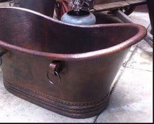 Load image into Gallery viewer, Handcrafted Copper Freestanding Bathtub - Spa Quality