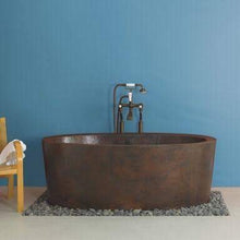 Load image into Gallery viewer, Handcrafted Copper Freestanding Bathtub - Spa Quality