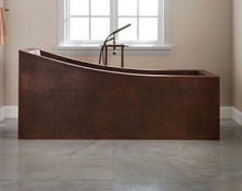 Load image into Gallery viewer, Handcrafted Copper Freestanding Bathtub - Spa Quality