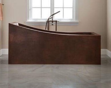 Handcrafted Copper Freestanding Bathtub - Spa Quality