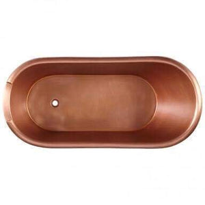 Handcrafted Copper Freestanding Bathtub - Spa Quality