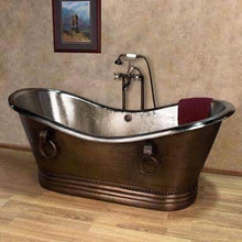 Load image into Gallery viewer, Handcrafted Copper Freestanding Bathtub - Spa Quality