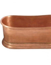 Load image into Gallery viewer, Handcrafted Copper Freestanding Bathtub - Spa Quality