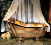 Load image into Gallery viewer, Luxury Freestanding Bronze Bathtub - Handcrafted in Bali