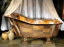 Load image into Gallery viewer, Luxury Freestanding Bronze Bathtub - Handcrafted in Bali