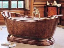 Load image into Gallery viewer, Handcrafted Copper Freestanding Bathtub - Spa Quality