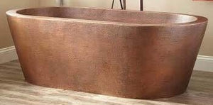 Handcrafted Copper Freestanding Bathtub - Spa Quality