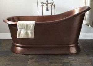 Handcrafted Copper Freestanding Bathtub - Spa Quality