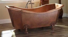 Load image into Gallery viewer, Handcrafted Copper Freestanding Bathtub - Spa Quality