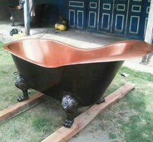 Load image into Gallery viewer, Handcrafted Copper Freestanding Bathtub - Spa Quality